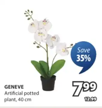 JYSK GENEVE Artificial potted plant offer