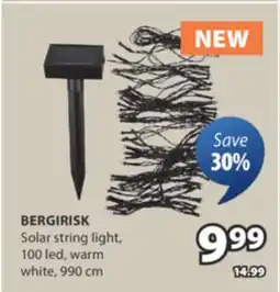 JYSK BERGIRISK Solar string light offer