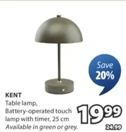 JYSK KENT Table lamp offer