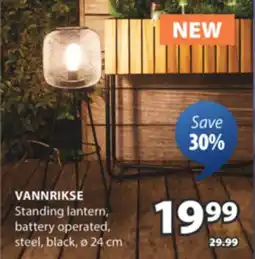 JYSK VANNRIKSE Standing lantern offer