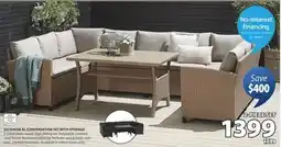 JYSK ULLEHUSE XL CONVERSATION SET WITH STORAGE offer