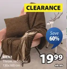 JYSK RIENZ Throw offer