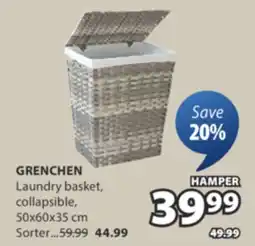 JYSK GRENCHEN Laundry Hamper offer