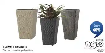 JYSK BLOMMOR/MARGIE Garden planter offer