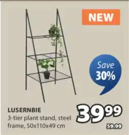 JYSK LUSERNBIE 3-tier plant stand offer