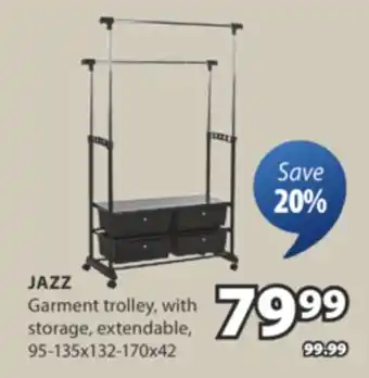 JYSK JAZZ Garment trolley offer