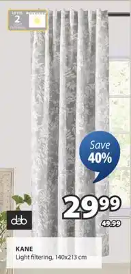 JYSK KANE Light filtering offer