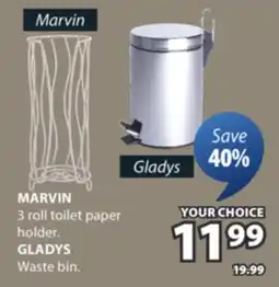 JYSK MARVIN 3 roll toilet paper holder offer