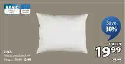 JYSK SOLA Pillow, medium firm offer