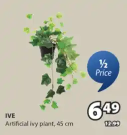 JYSK IVE Artificial ivy plant offer