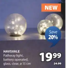 JYSK HAVSVALE Pathway light offer