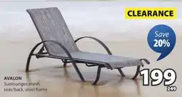 JYSK AVALON Sunlounger offer