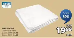 JYSK BREIDTINDEN Duvet offer