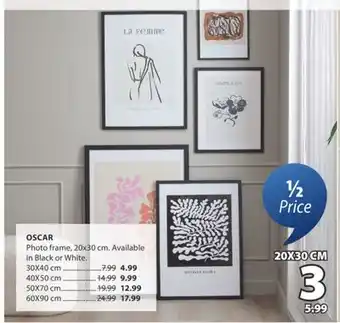 JYSK OSCAR Photo frame 20X30 CM offer