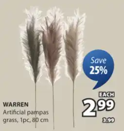 JYSK WARREN Artificial pampas grass offer