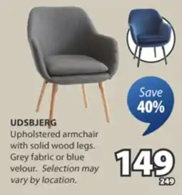 JYSK UDSBJERG Upholstered armchair offer