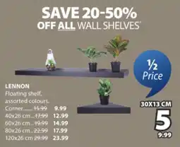 JYSK LENNON Floating shelf offer
