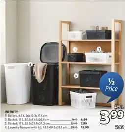 JYSK INFINITY Laundry hamper offer