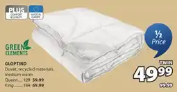 JYSK GLOPTIND Duvet offer