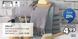 JYSK ORILLIA Hand towel offer