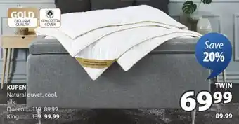 JYSK KUPEN Natural duvet offer