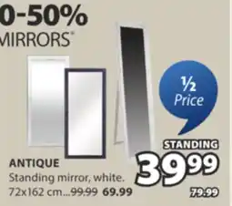 JYSK ANTIQUE Standing mirror offer