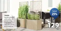 JYSK TRANA Garden planter with trellis offer