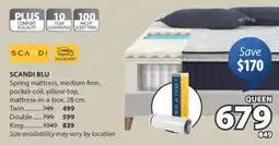 JYSK SCANDI BLU Spring mattress offer