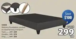 JYSK UVAN Mattress foundation offer