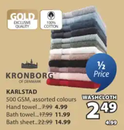 JYSK KRONBORG KARLSTAD WASHCLOTH offer