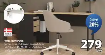 JYSK FUNCTION PLUS Corner desk offer
