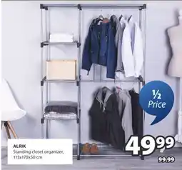 JYSK ALRIK Standing closet organizer offer