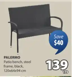 JYSK PALERMO Patio bench offer
