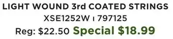 Long & McQuade Light Wound 3rd Coated Strings - 12-52 offer