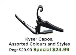 Long & McQuade Kyser Capos offer