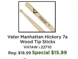 Long & McQuade VH7AW - Manhattan 7A Wood Tip offer