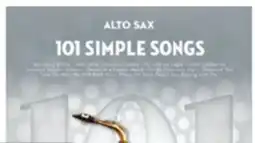 Long & McQuade 101 Simple Songs - Alto Sax - Book offer