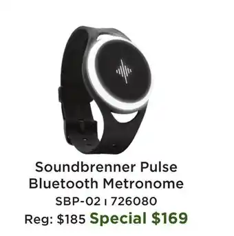 Long & McQuade SBP-02 Pulse Smart Vibrating Bluetooth Metronome offer