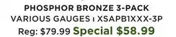 Long & McQuade PHOSPHOR BRONZE 3-PACK offer
