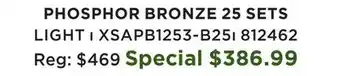 Long & McQuade XS Acoustic Phosphor Bronze 25 Sets - Light offer