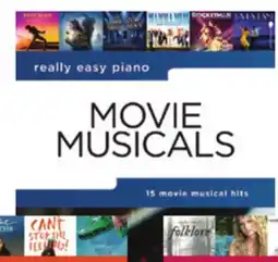Long & McQuade Movie Musicals: Really Easy Piano - Book offer