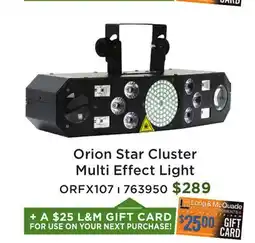Long & McQuade ORFX107 Star Cluster Multi Effect Light with Laser offer