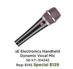 Long & McQuade V7 Handheld Dynamic Vocal Microphone offer