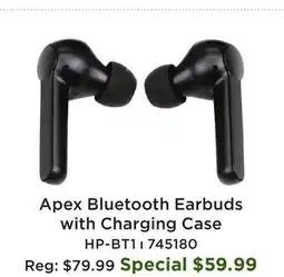 Long & McQuade HP-BT1 Bluetooth Earbuds with Charging Case - Black offer