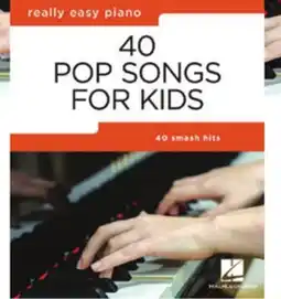 Long & McQuade 40 Pop Songs for Kids: Really Easy Piano - Book offer