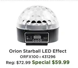 Long & McQuade Orion Starball LED Effect offer