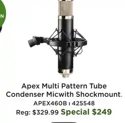 Long & McQuade 460B Multipattern Tube Condenser Microphone offer