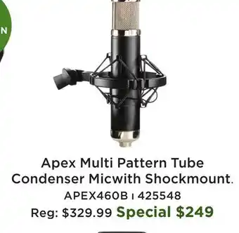 Long & McQuade 460B Multipattern Tube Condenser Microphone offer