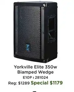 Long & McQuade Elite Series Powered Speaker - 10 inch Woofer- 325 Watts offer