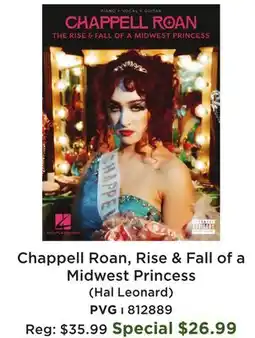 Long & McQuade Chappell Roan, Rise & Fall of a Midwest Princess (Hal Leonard) offer